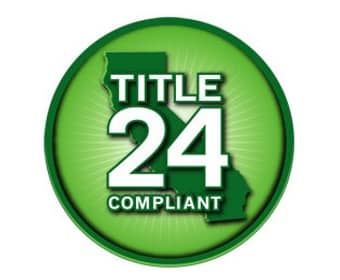 California Title 24 Compliant