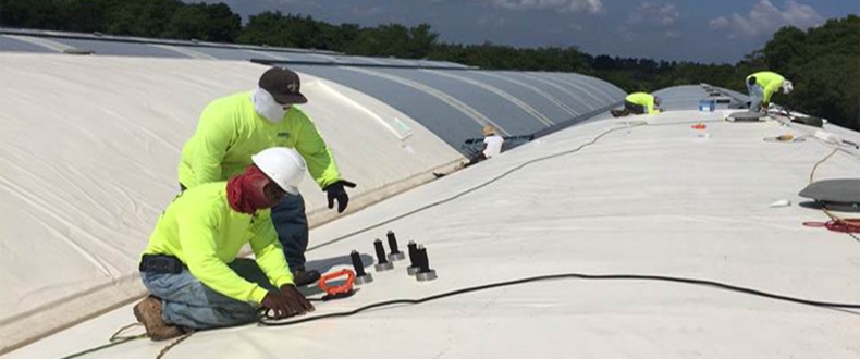 Induction Welding Rounded Roof