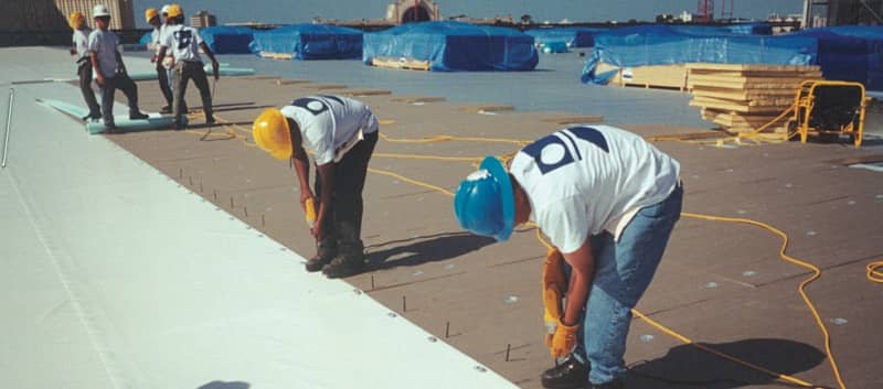 Installation of a Commercial Roofing System