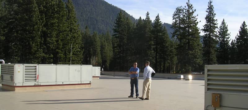 Men on a FiberTite Roofing System in Mont Bleu