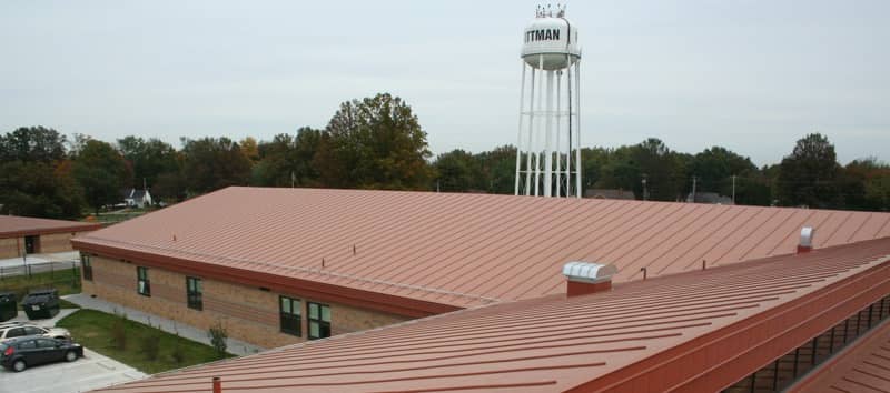 Rittman High School | Simulated Metal Roofing System