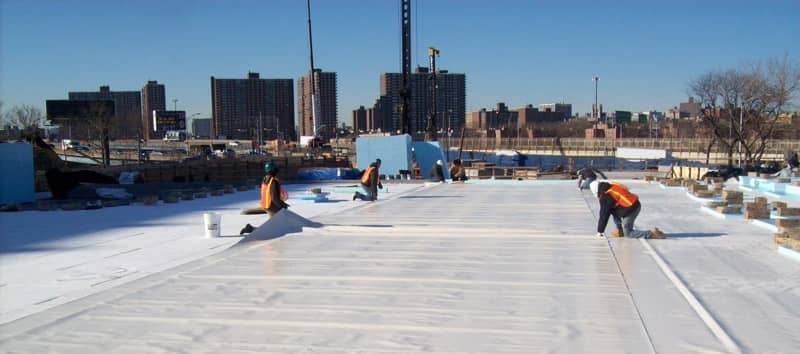 Installation of the New York Yankee Parking Garage