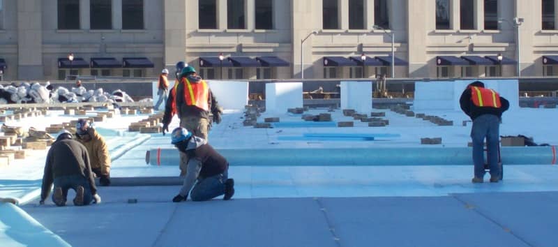 FiberTite Roofing Membrane Installed on New York Yankee's Parking Garage