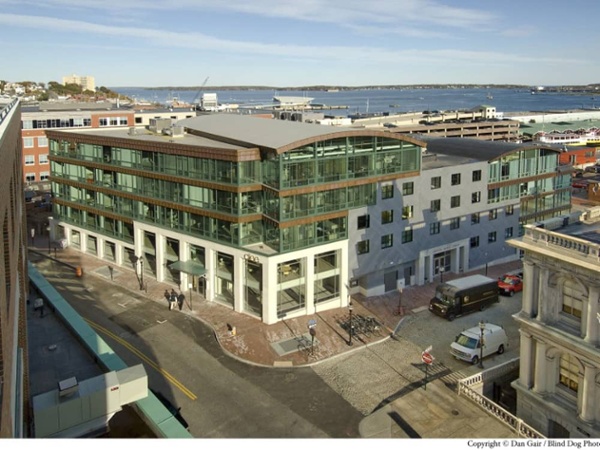 Adhered Roofing System, Custom House Square, Portland, Maine