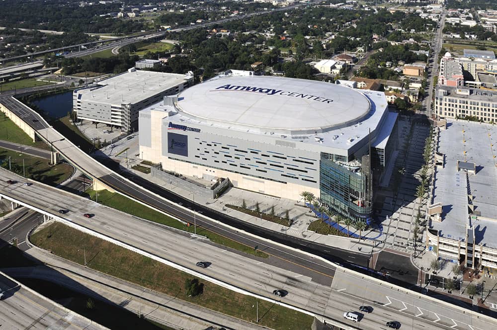 Adhered Roofing System, Amway Center, Orlando