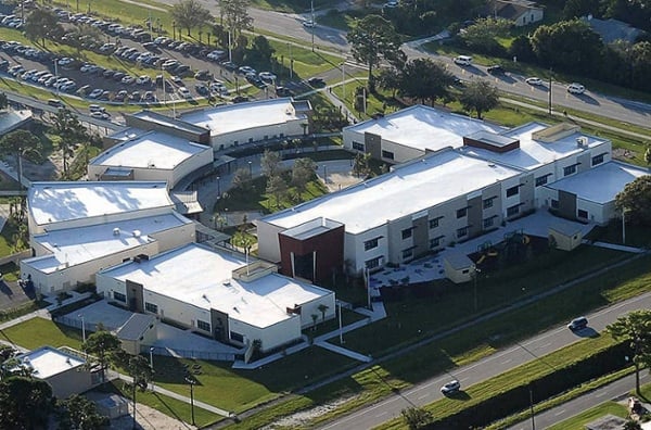 Fully Adhered Roof at Vero Beach Elementary in Vero Beach, Florida