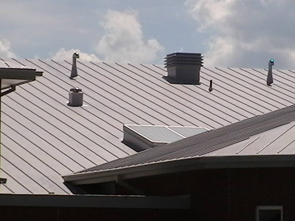 Classic Rib Metal Roofing Panels at Green Springs Elementary School in Green Springs, Ohio