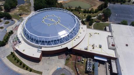 aerial view of roof