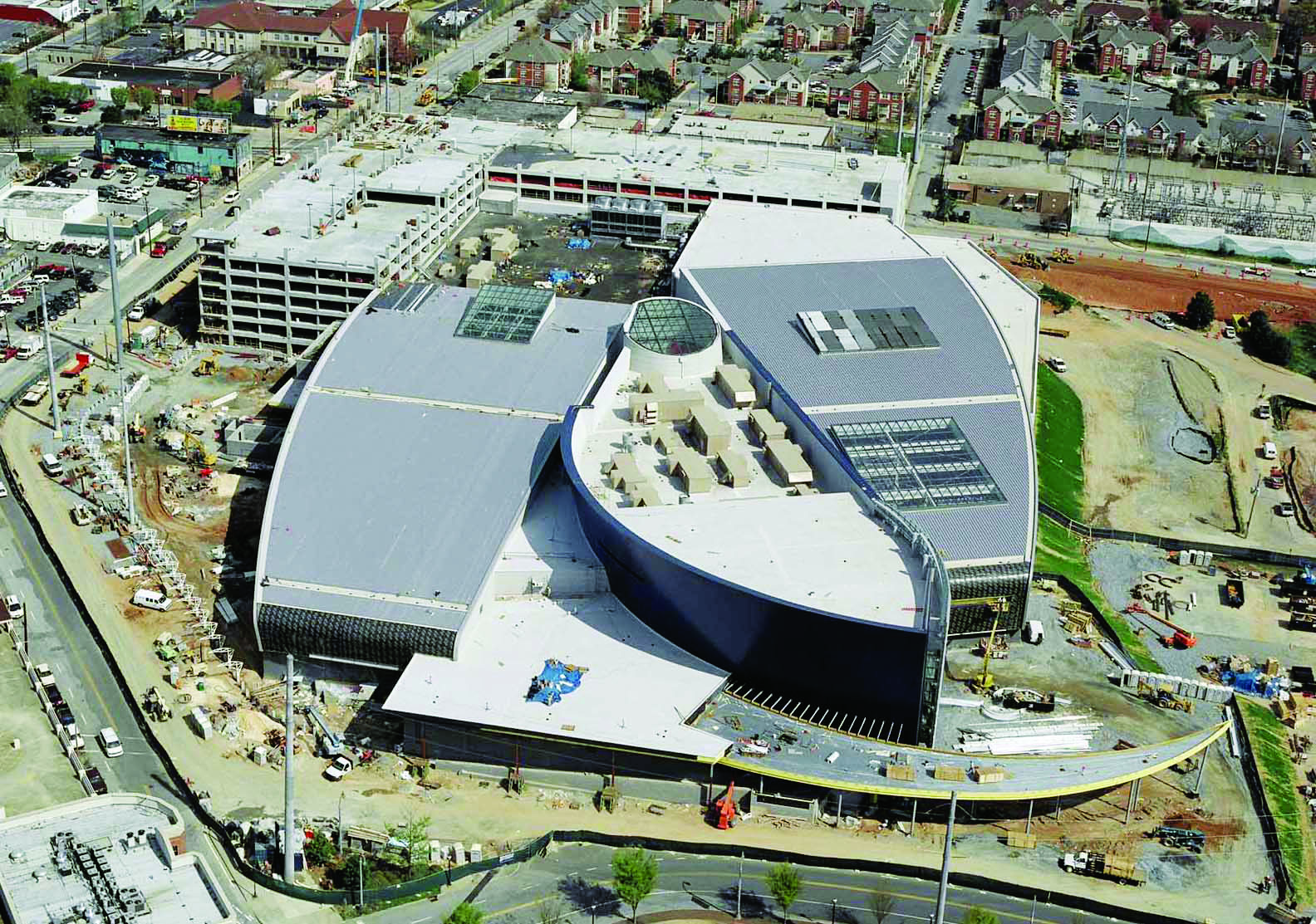 aerial view of roof