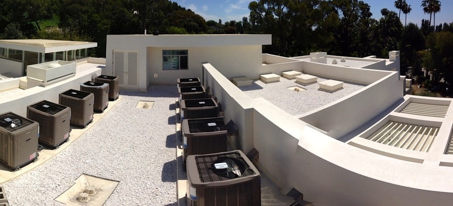 top of roof view